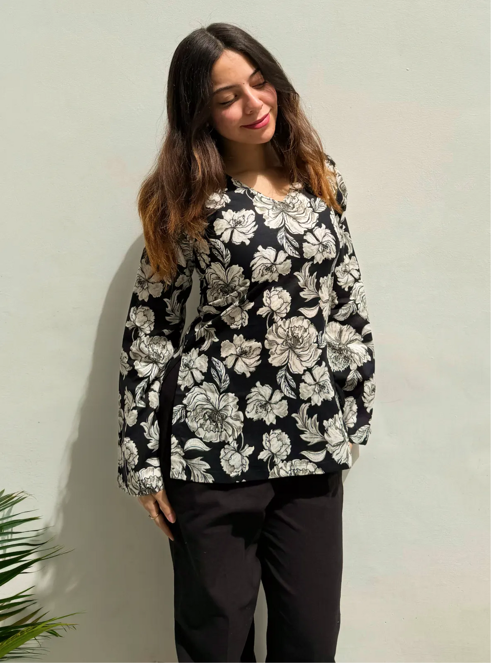 Beutiful Corset back Kurti