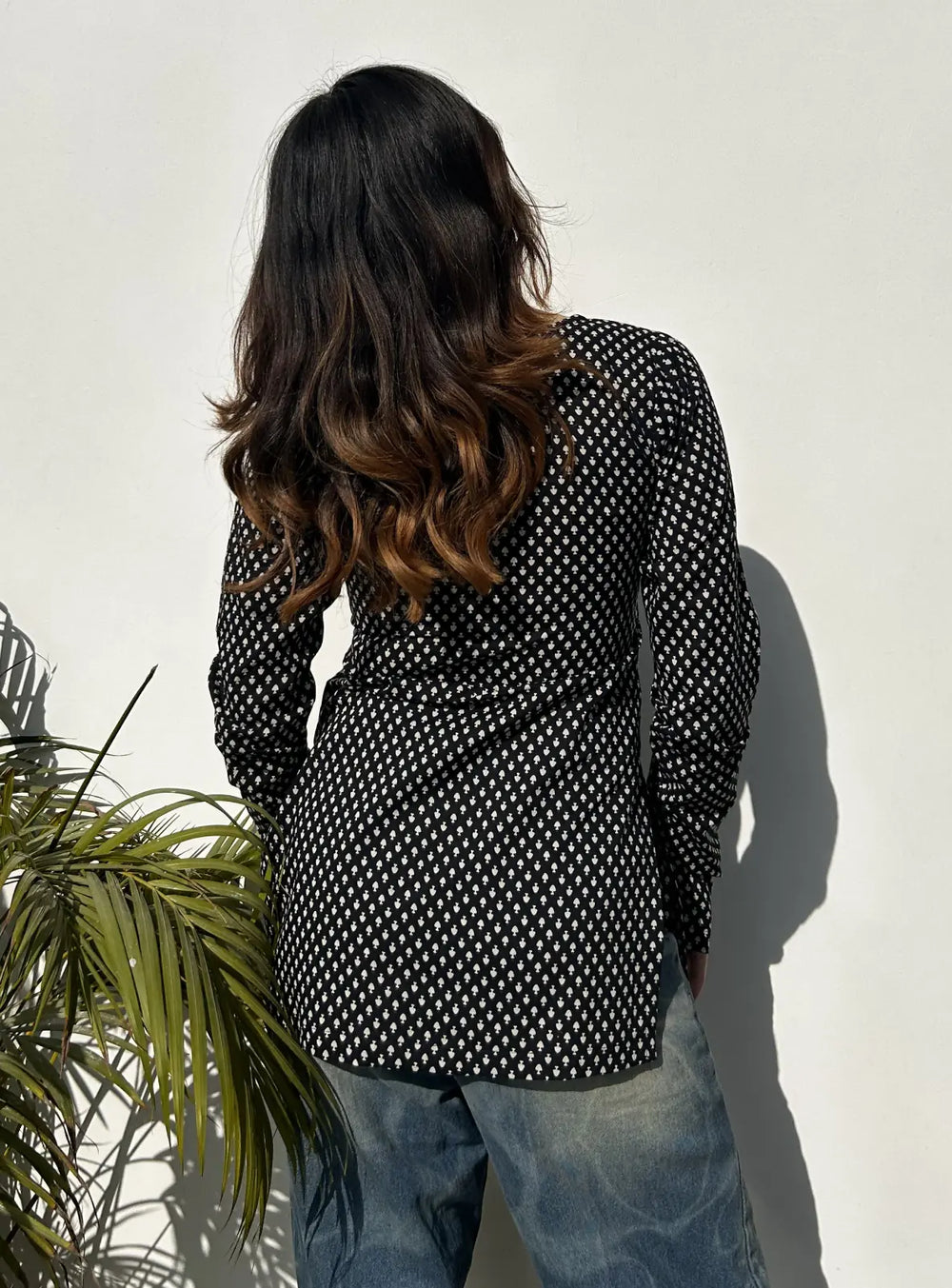 Classy Black Square Neck Kurti