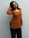 Beutiful Round Neck Full Sleevs Kurti