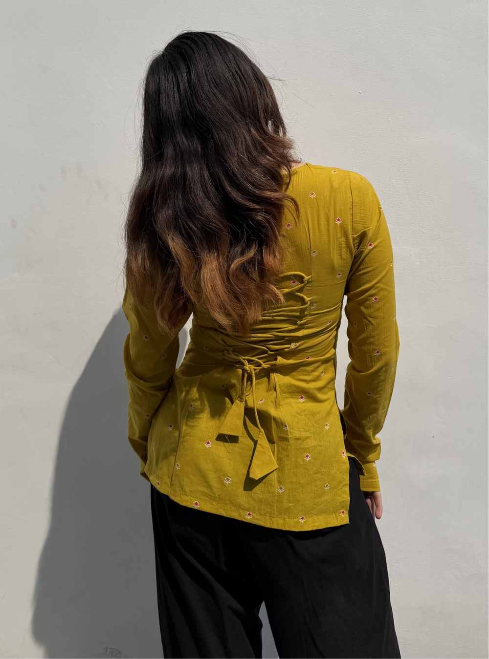 Trending Square Neck Corset Back Kurti