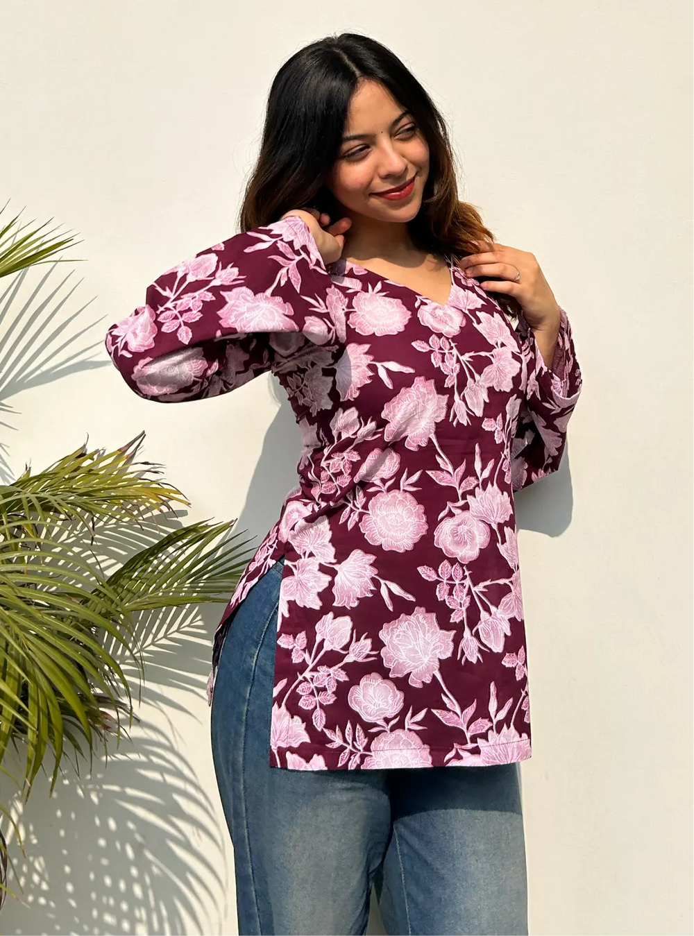 Trendy Bell Sleevs kurti
