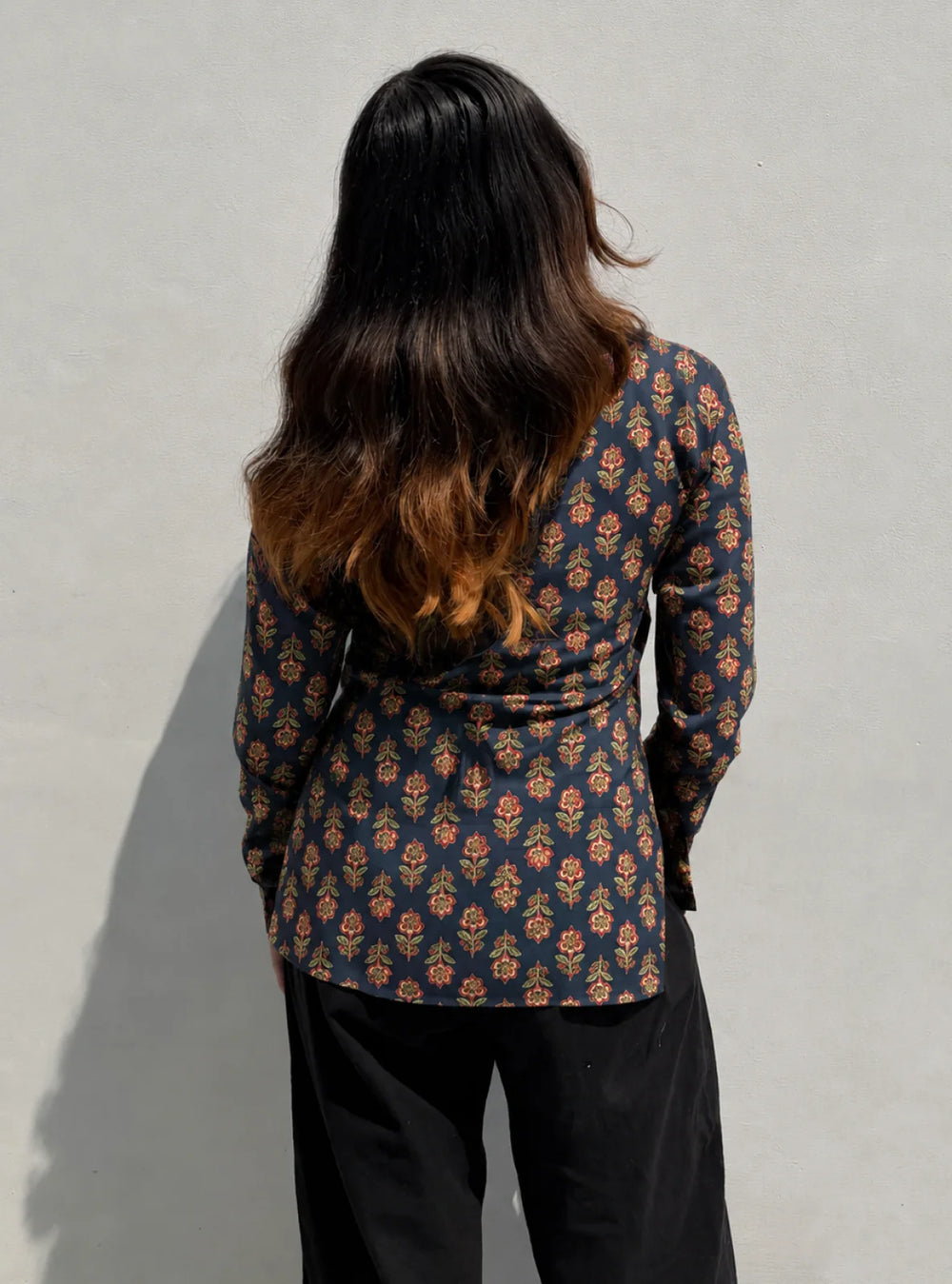 Classy Printed Full Sleevs kurti