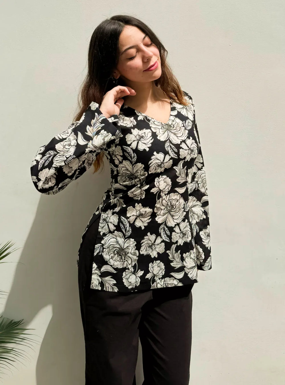 Beutiful Corset back Kurti