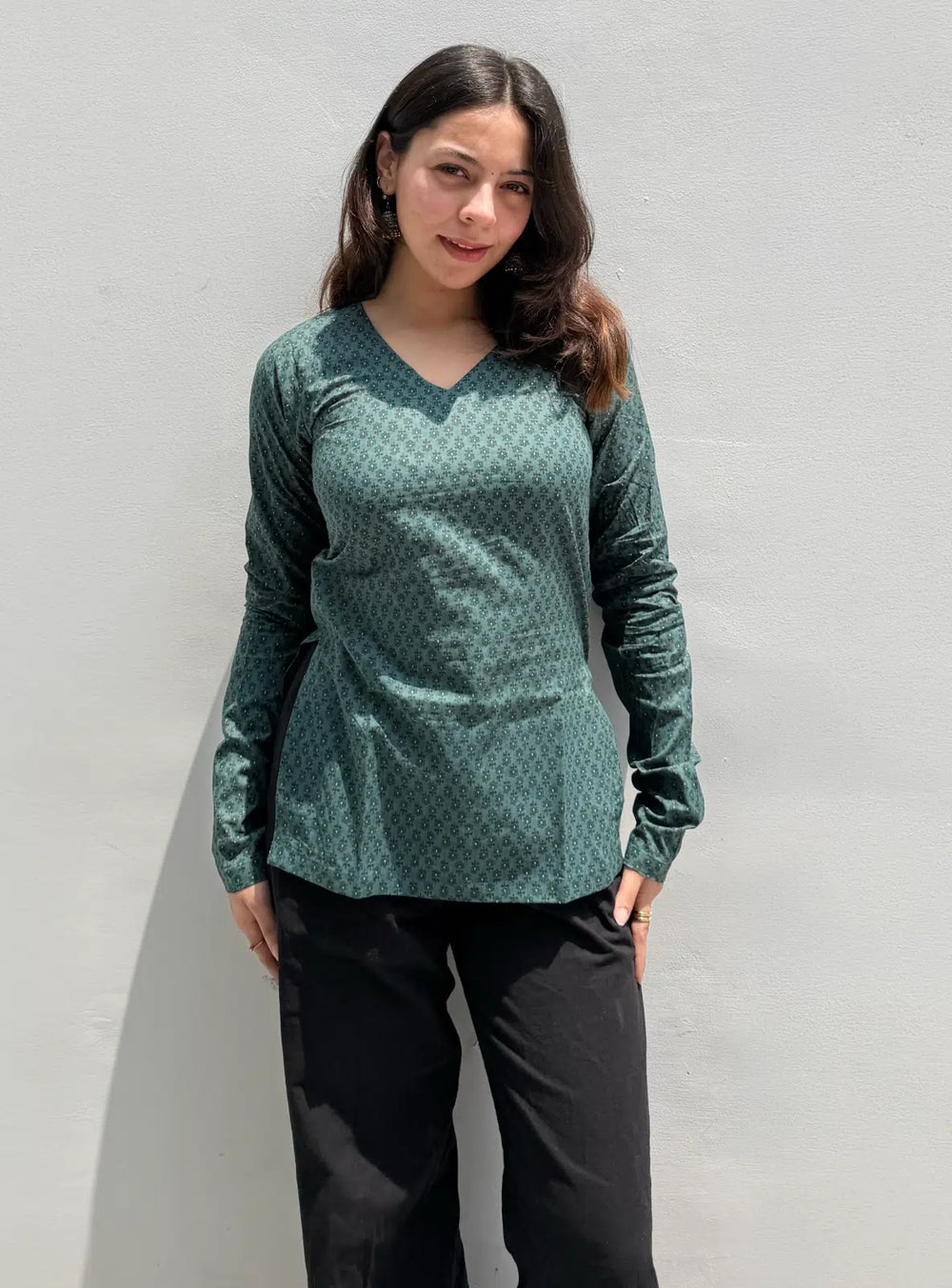Beutiful Full Sleevs kurti