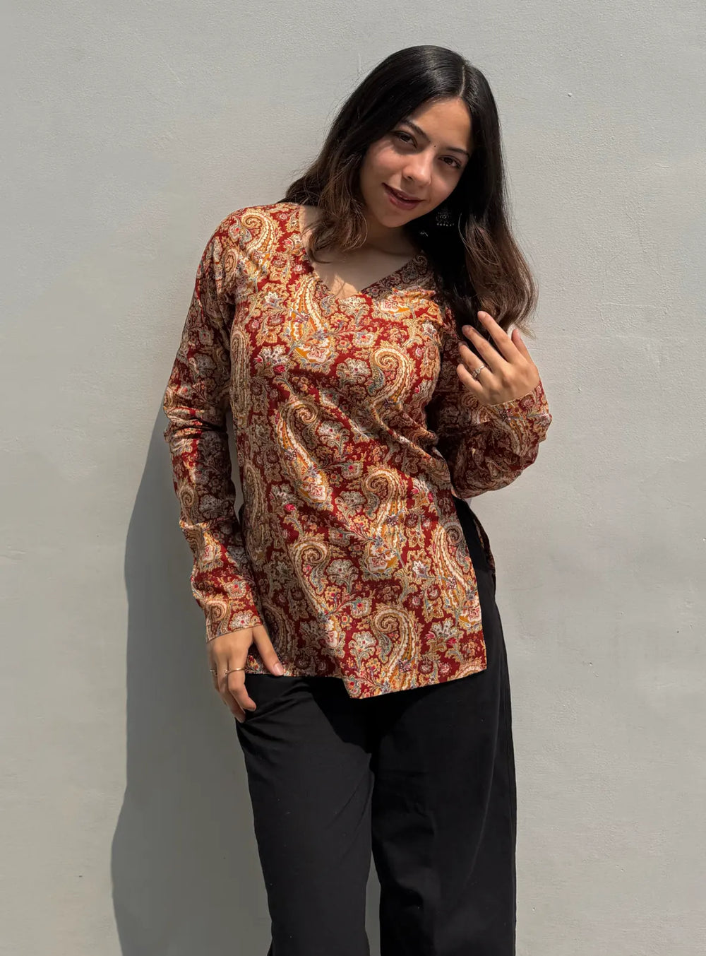 Beutiful Full Sleevs kurti