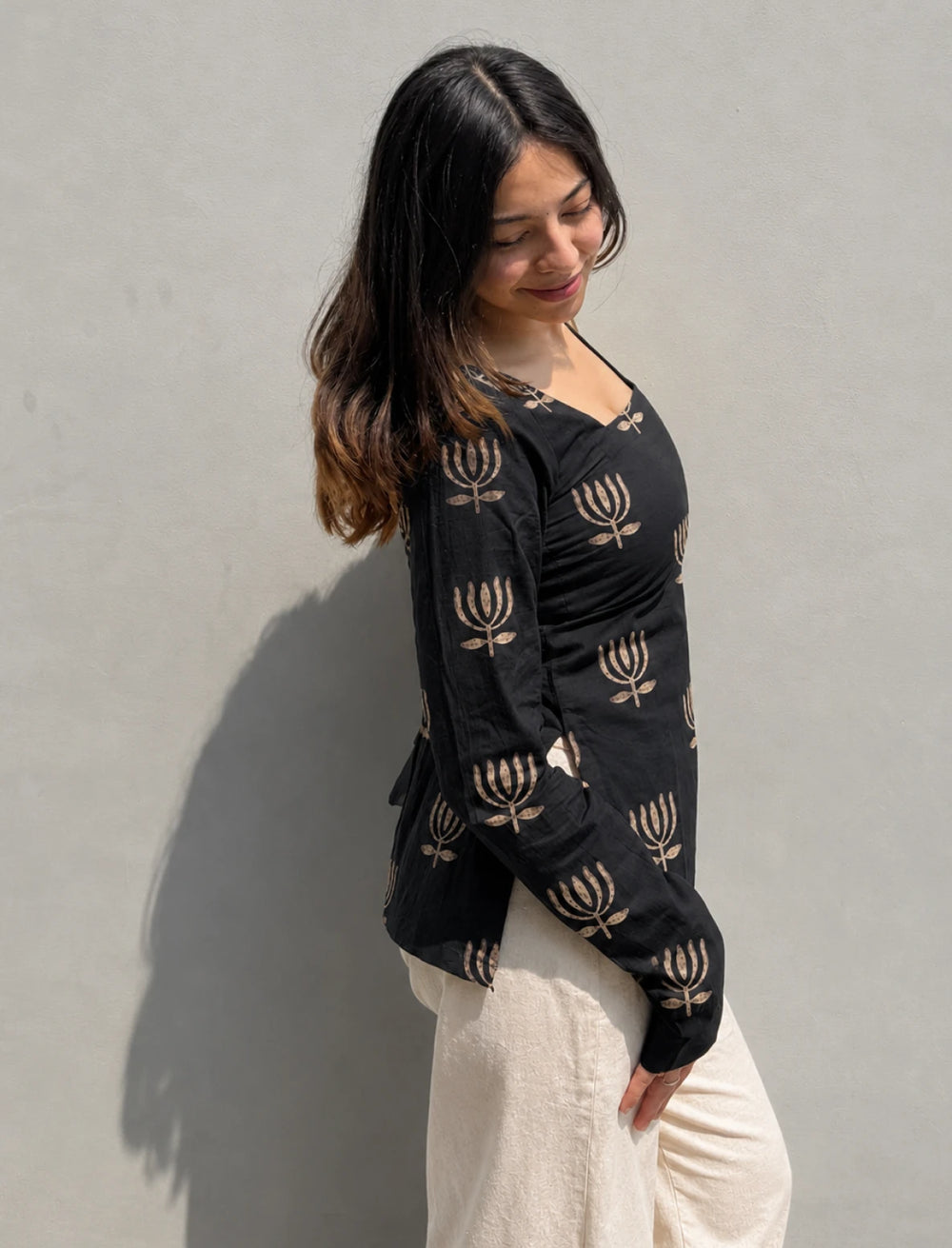 Bestselling Corset Back Square Neck Kurti