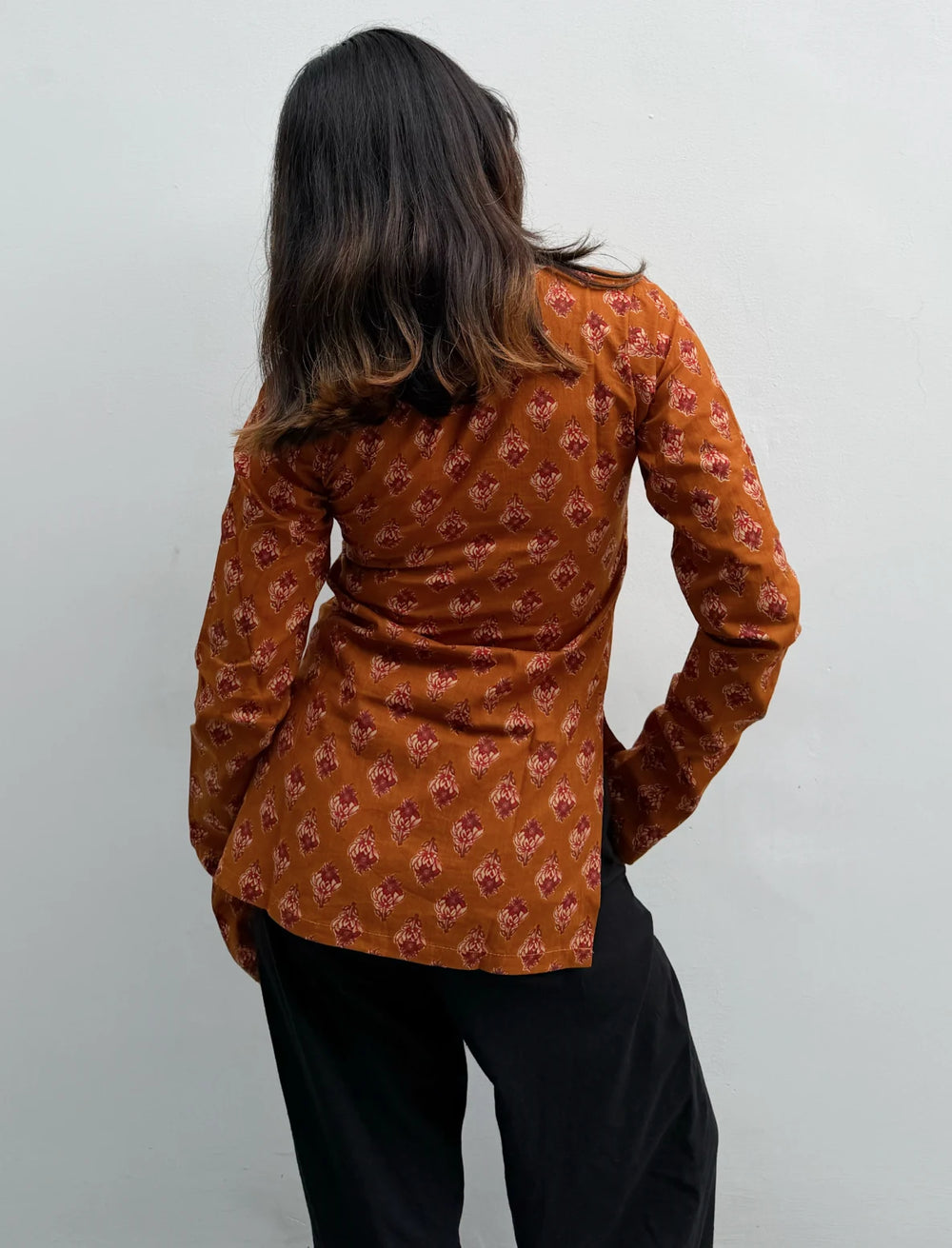 Beutiful Round Neck Full Sleevs Kurti