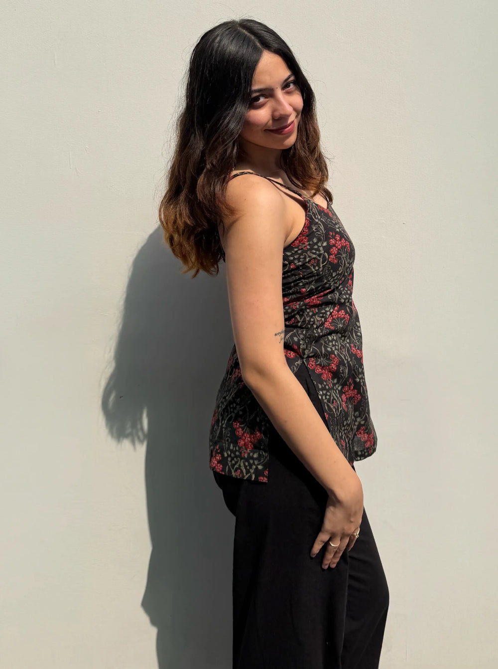 Classy Printed Sleevless Kurti