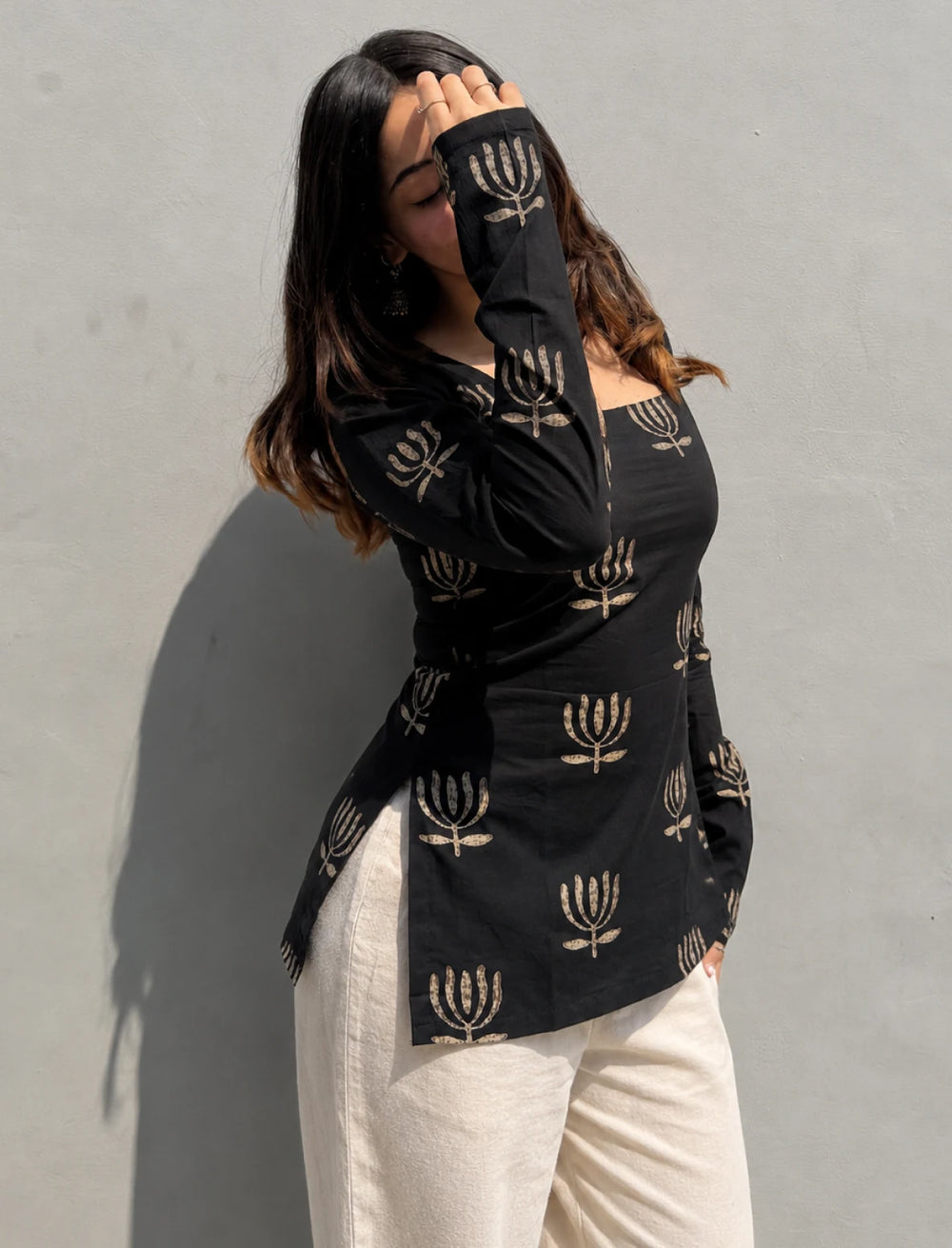Bestselling Corset Back Square Neck Kurti
