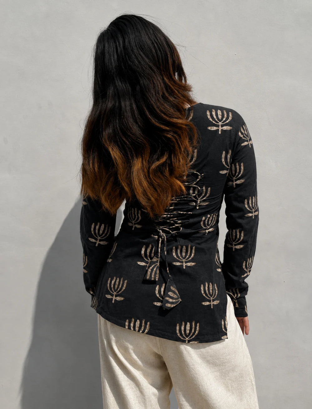 Bestselling Corset Back Square Neck Kurti
