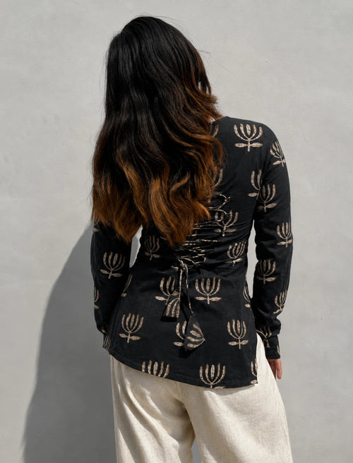 Bestselling Corset Back Square Neck Kurti