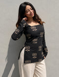 Bestselling Corset Back Square Neck Kurti